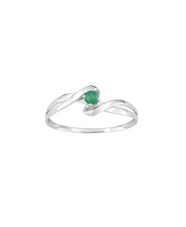 Bague femme - émeraude - Or 18 Carats