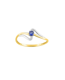 Bague femme - saphir - Or 18 Carats