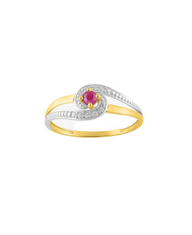 Bague femme - Rubis - Or 18 Carats
