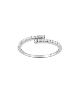 Bague femme - Oxyde de zirconium - Or 18 Carats