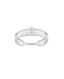 Bague femme - Oxyde de zirconium - Or 18 Carats