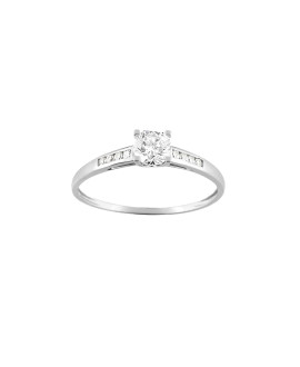 Bague femme - Oxyde de zirconium - Or 18 Carats
