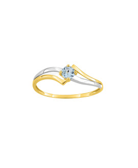 Bague femme - topaze - Or 9 Carats