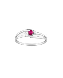 Bague femme - rubis - Or 9 Carats