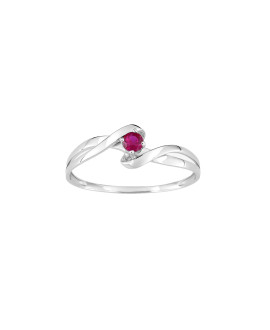 Bague femme - rubis - Or 9 Carats
