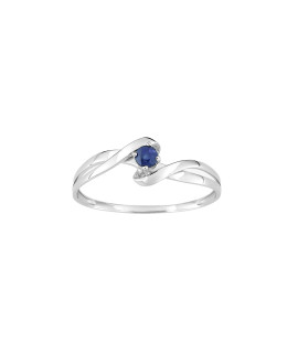 Bague femme - saphir - Or 9 Carats