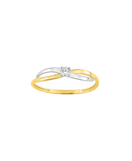 Bague Femme - Oxyde de zirconium - Or 9 Carats