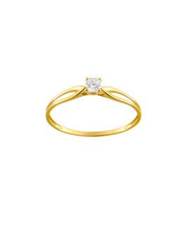 Bague Femme - Oxyde de zirconium - Or 9 Carats
