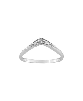 Bague Femme - Oxyde de zirconium - Or 9 Carats