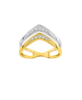 Bague Femme - Oxyde de zirconium - Or 9 Carats