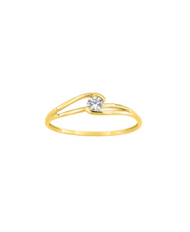 Bague Femme - Oxyde de zirconium - Or 9 Carats