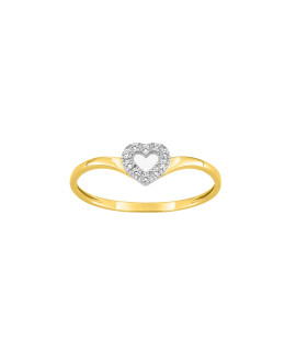 Bague Femme - Oxyde de zirconium - Or 9 Carats