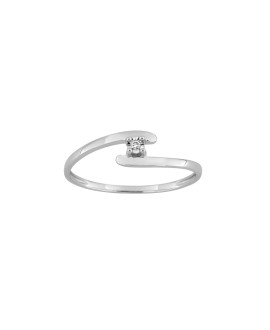 Bague Femme - Or 9 Carats - Diamant 0.01 Carats