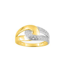 Bague Femme - Or 9 Carats - Diamant