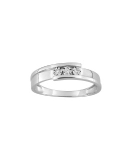 Bague Femme - Or 9 Carats - Diamant 0.045 Carats