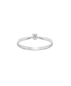 Bague Femme - Or 18 Carats - Diamant 0,04 Carats