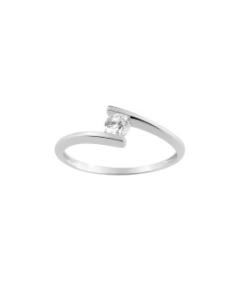 Bague Femme - Oxyde de zirconium - Or 18 Carats