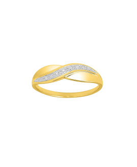 Bague Femme - Or 18 Carats - Diamant 0,01 Carats