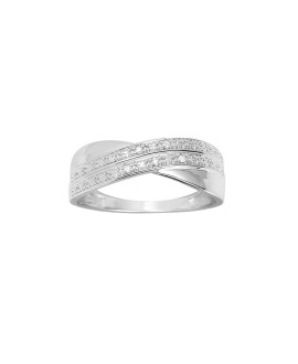 Bague Femme - Or 18 Carats - Diamant 0,03 Carats