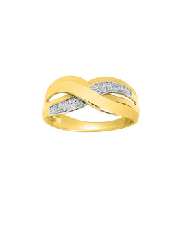 Bague Femme - Or 18 Carats - Diamant 0,05 Carats