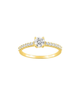 Bague Femme - Oxyde de zirconium - Or 18 Carats
