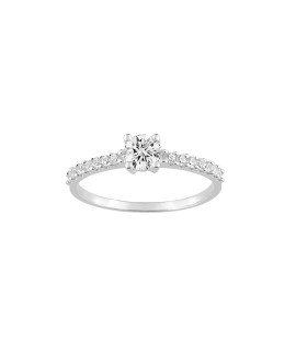 Bague Femme - Oxyde de zirconium - Or 18 Carats