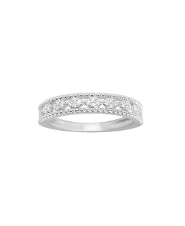 Bague Femme - Or 18 Carats - Diamant 0,11 Carats