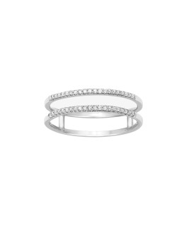 Bague Femme - Or 18 Carats - Diamant 0,13 Carats