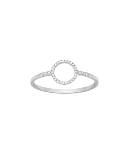 Bague Femme - Or 18 Carats - Diamant 0,06 Carats