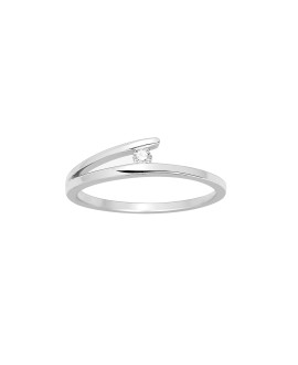 Bague Femme - Or 18 Carats - Diamant 0,05 Carats