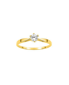 Bague Femme - Oxyde de zirconium - Or 18 Carats