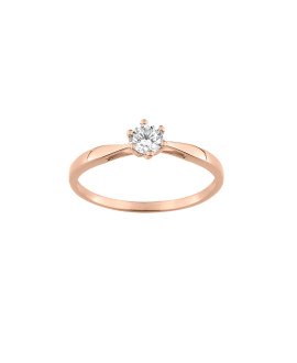 Bague Femme - Oxyde de zirconium - Or 18 Carats