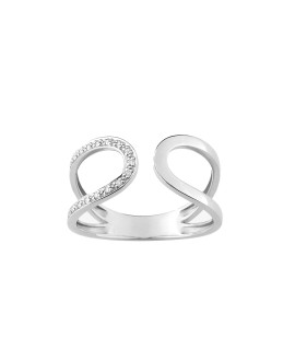 Bague Femme - Or 18 Carats - Diamant 0,05 Carats