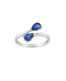 Bague Femme - saphir - Or 18 Carats