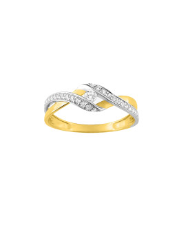 Bague Femme - Oxyde de zirconium - Or 18 Carats