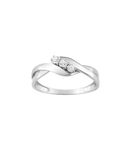 Bague Femme - Oxyde de zirconium - Or 18 Carats