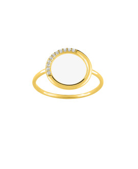 Bague Femme - Oxyde de zirconium - Or 18 Carats