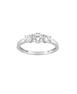 Bague Femme - Oxyde de zirconium - Or 18 Carats
