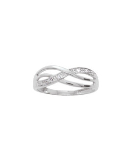 Bague Femme - Or 18 Carats - Diamant 0,03 Carats