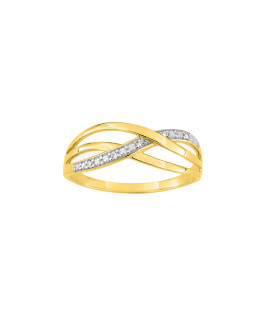 Bague Femme - Oxyde de zirconium - Or 18 Carats