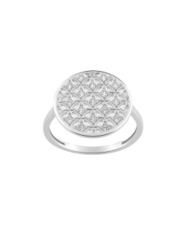 Bague Femme - Or 18 Carats - Diamant 0,14 Carats