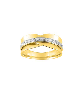 Bague Femme - Oxyde de zirconium - Or 18 Carats
