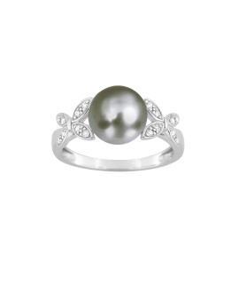 Bague Femme - Or 18 Carats - Diamant 0,09 Carats