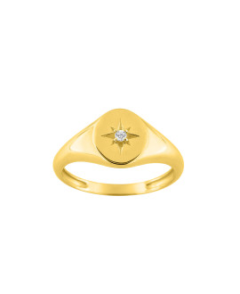 Bague Femme - Oxyde de zirconium - Or 18 Carats