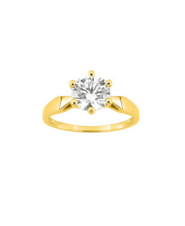 Bague Femme - Oxyde de zirconium - Or 18 Carats