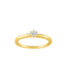 Bague Femme - Oxyde de zirconium - Or 18 Carats