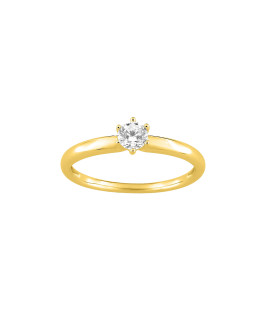 Bague Femme - Oxyde de zirconium - Or 18 Carats