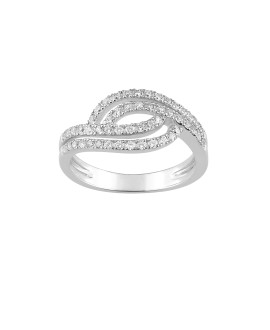 Bague Femme - Oxyde de zirconium - Or 18 Carats