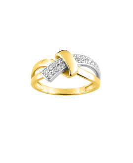 Bague Femme - Oxyde de zirconium - Or 18 Carats