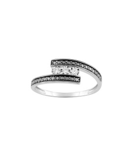 Bague Femme - Or 18 Carats - Diamant 0,05 Carats